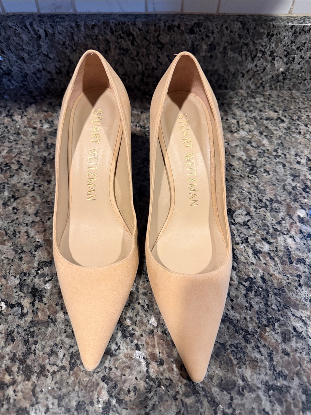 Stuart Weitzman Blush Pointed Toe Women's Pumps